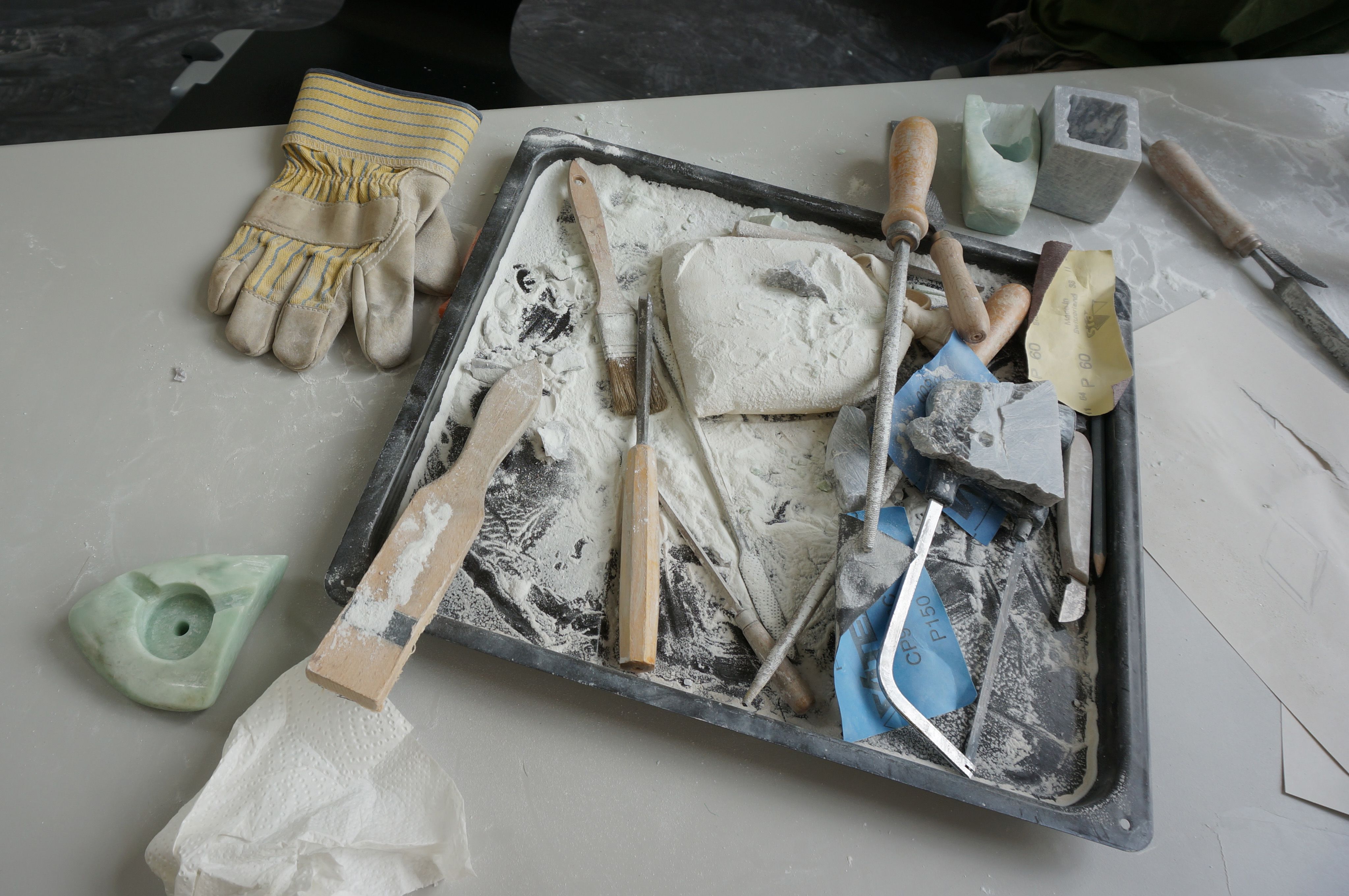 Werkzeug zum Speckstein schleifen