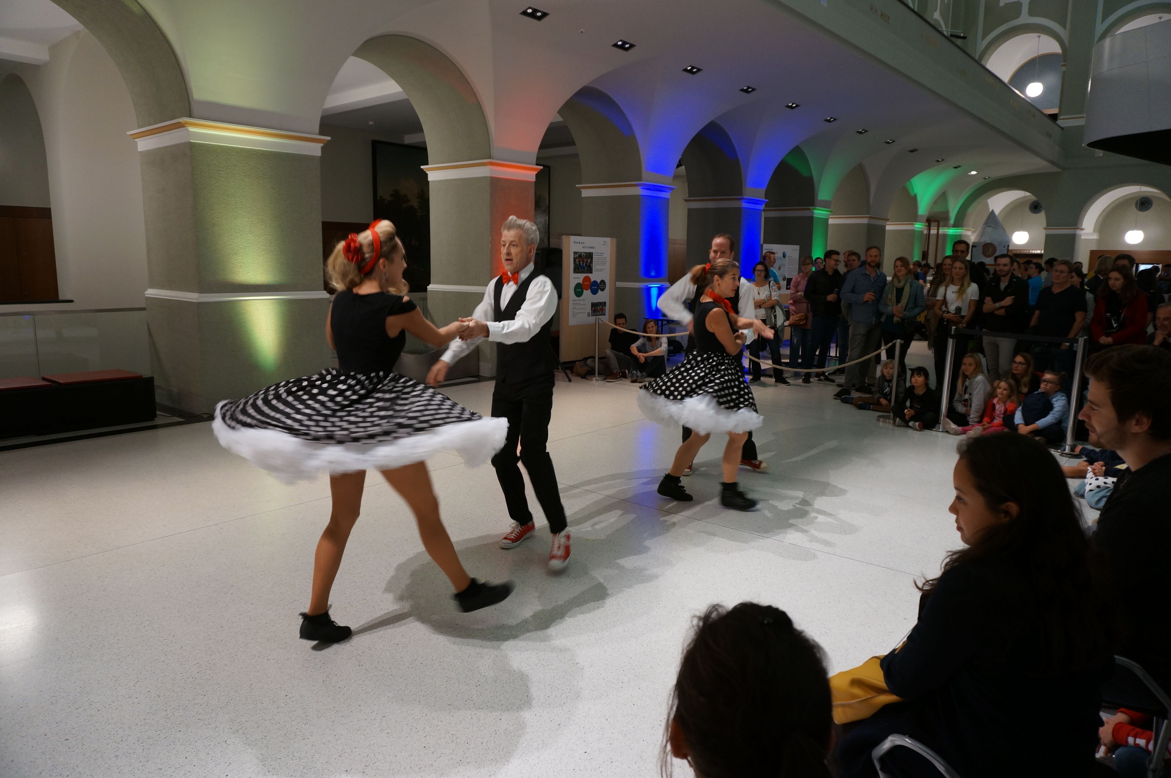 Rock'n'Roll-Tänzer in Aktion